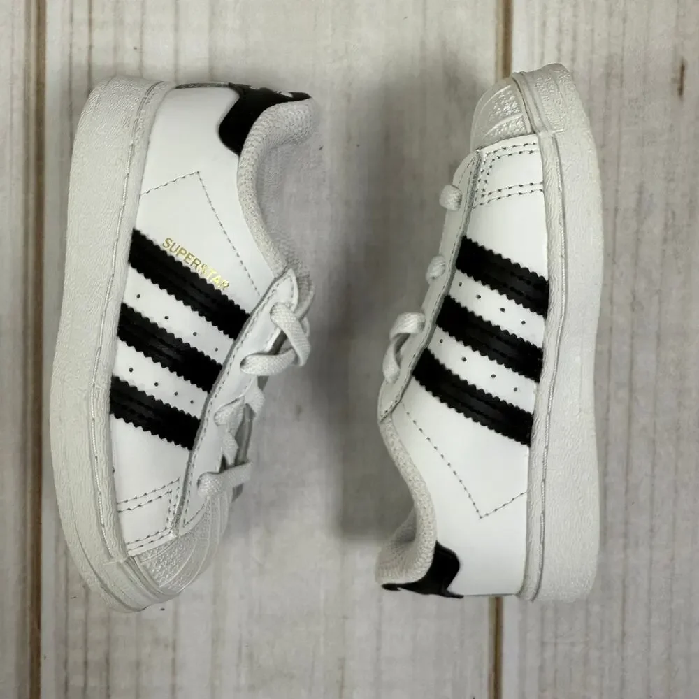 Adidas Superstar Toddler Sneakers Size 7C‎